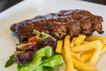 Barbeque steak