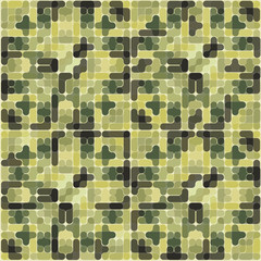 Abstract Vector Military Camouflage pattern Background
