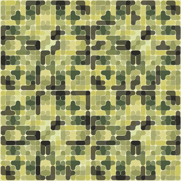 Abstract Vector Military Camouflage pattern Background
