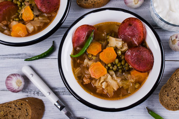 Soup with beans
