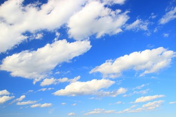 Fototapeta premium Clouds on blue sky