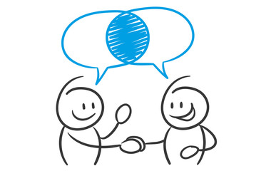 Stick Figure Series Blue / Gemeinsamkeiten