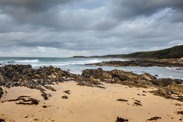 Fototapeta na wymiar Beautiful beach in Cape Conran, Australia.