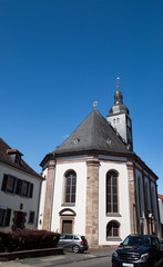 Fototapeta na wymiar Kirche in Zweibrücken