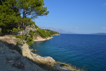 coastline view in croatia