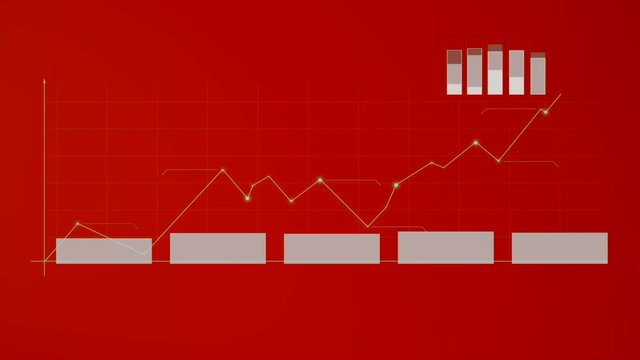 Financial consulting and analytics concept with infographs 