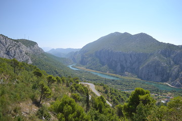 canyon view in Omis