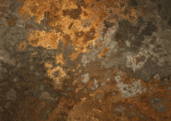 Old rusty plate, grunge background