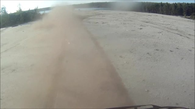 SUV Offroad PKW on board action cam movie