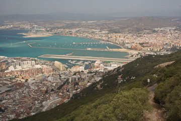 Ausblick auf Gibraltar von Rock