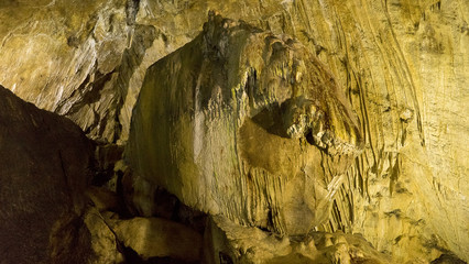 Inside Ialomitei cave, Bucegi mountains, Romania, Bucegi National Park