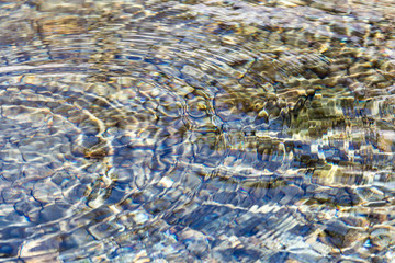 circles on the water surface