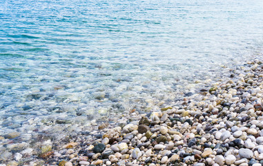 sea and stones. seacoast. background