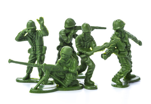 Collection of traditional toy soldiers