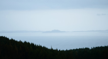 minimal scottish landscape, isle of skye
