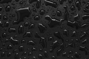 abstract water drops on a white background