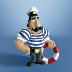 Sailor - Vector Illustration (EPS 10)