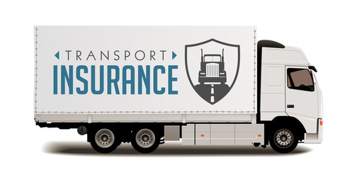 Transport and logistics insurance concept