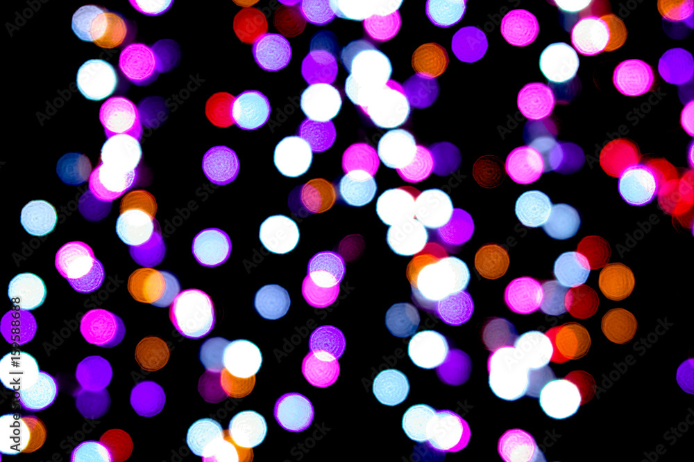 Poster Abstract background with bokeh