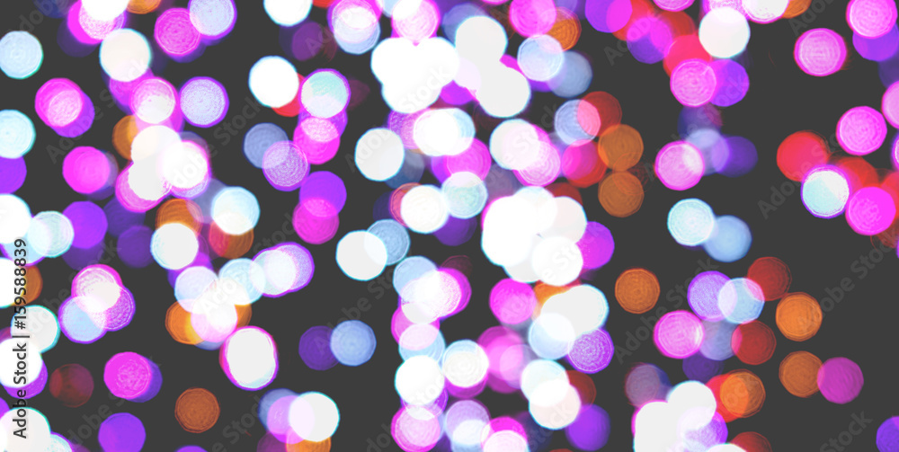 Poster abstract background with bokeh