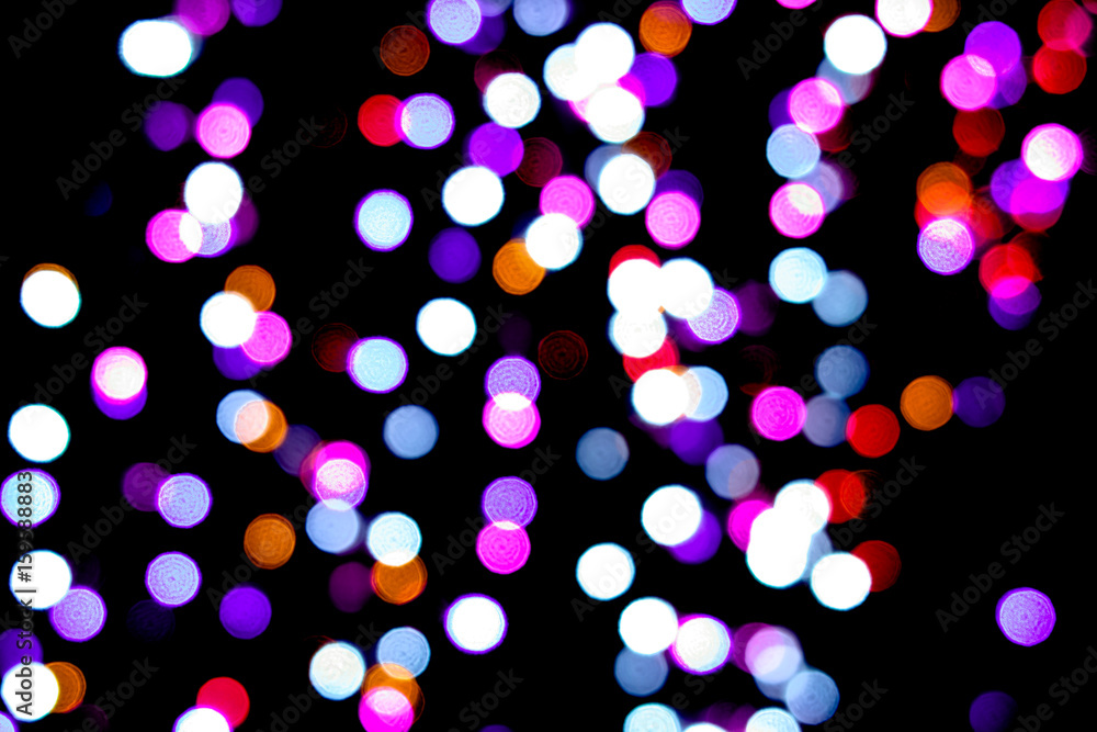 Poster Abstract background with bokeh