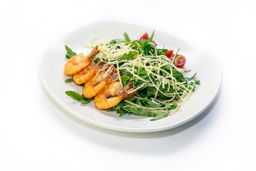 Shrimp with vegetables
