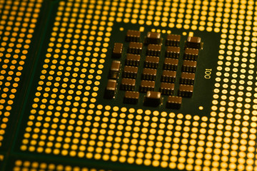 computer processors as background.