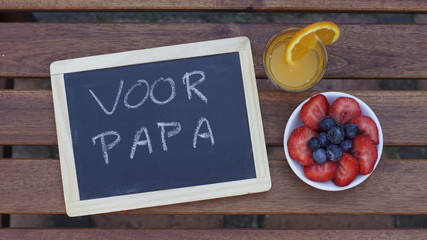 This is for dad written