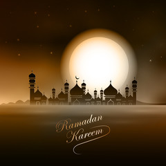Ramadan Kareem greeting card