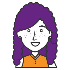 elegant businesswoman avatar character vector illustration design