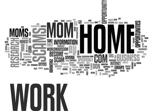 WORK AT HOME MOM SUMMER SURVIVAL GUIDE TEXT WORD CLOUD CONCEPT