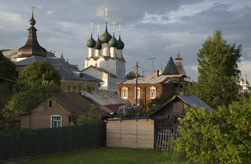 Fototapeta na wymiar Rostov the Great, Russia. Town of Golden Ring.