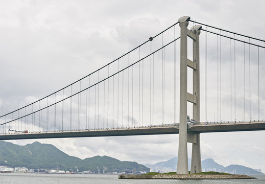 Tsing Ma bridge, Ma Wan, Hong Kong