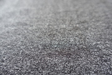 Close up of salt and pepper grey fabric