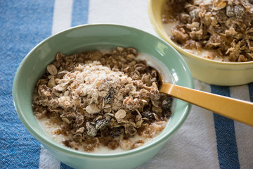 自家製ヨーグルトシリアル