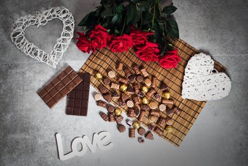 chocolates for Valentine's Day