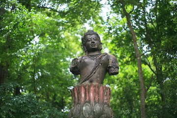 Fototapeta na wymiar Phra Bodhisattya Awalokitesuan