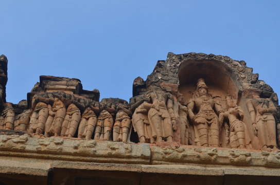 Ancient temple wall