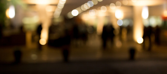 Bokeh at night in the city as a background