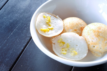 kind of Thai sweetmeat in a cup, Thai sweets