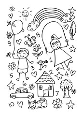  illustration for children design