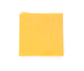 cheese slices isolated on white background