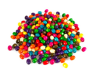 wooden beads isolated