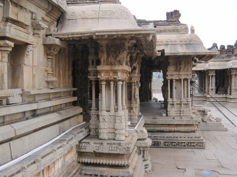 Temple wall