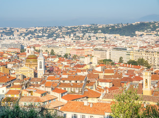 Fototapeta na wymiar Cityscape of Nice, France