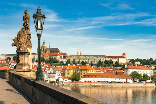 Prag von der Karlsbrücke, Tschechien - 2058