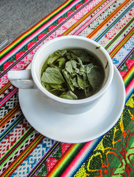 Mu&ntilde;a (peruvian mint) tea