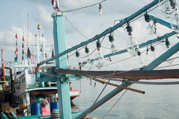 Squid fishing boat light bulb