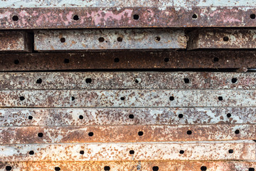 Rusty metal plate