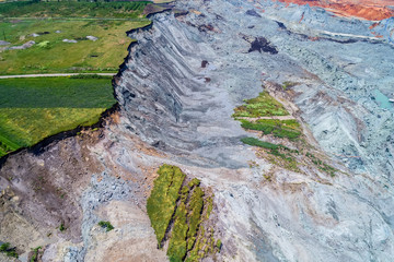 Landslide in lignite mine of Amyntaio, Florina, Greece